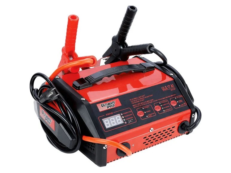 ULTIMATE SPEED® Chargeur de batterie pour voiture avec aide au démarrage  »ULG 17 A1« - Lidl.be