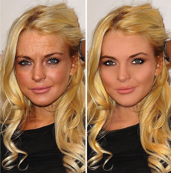 Ridiculous Beauty Standards Revealed In Before After Celeb Photos