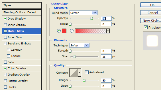 как нарисовать неоновую линию
