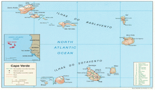 Peta - Tanjung Verde (Republic of Cabo Verde) - MAP[N]ALL.COM