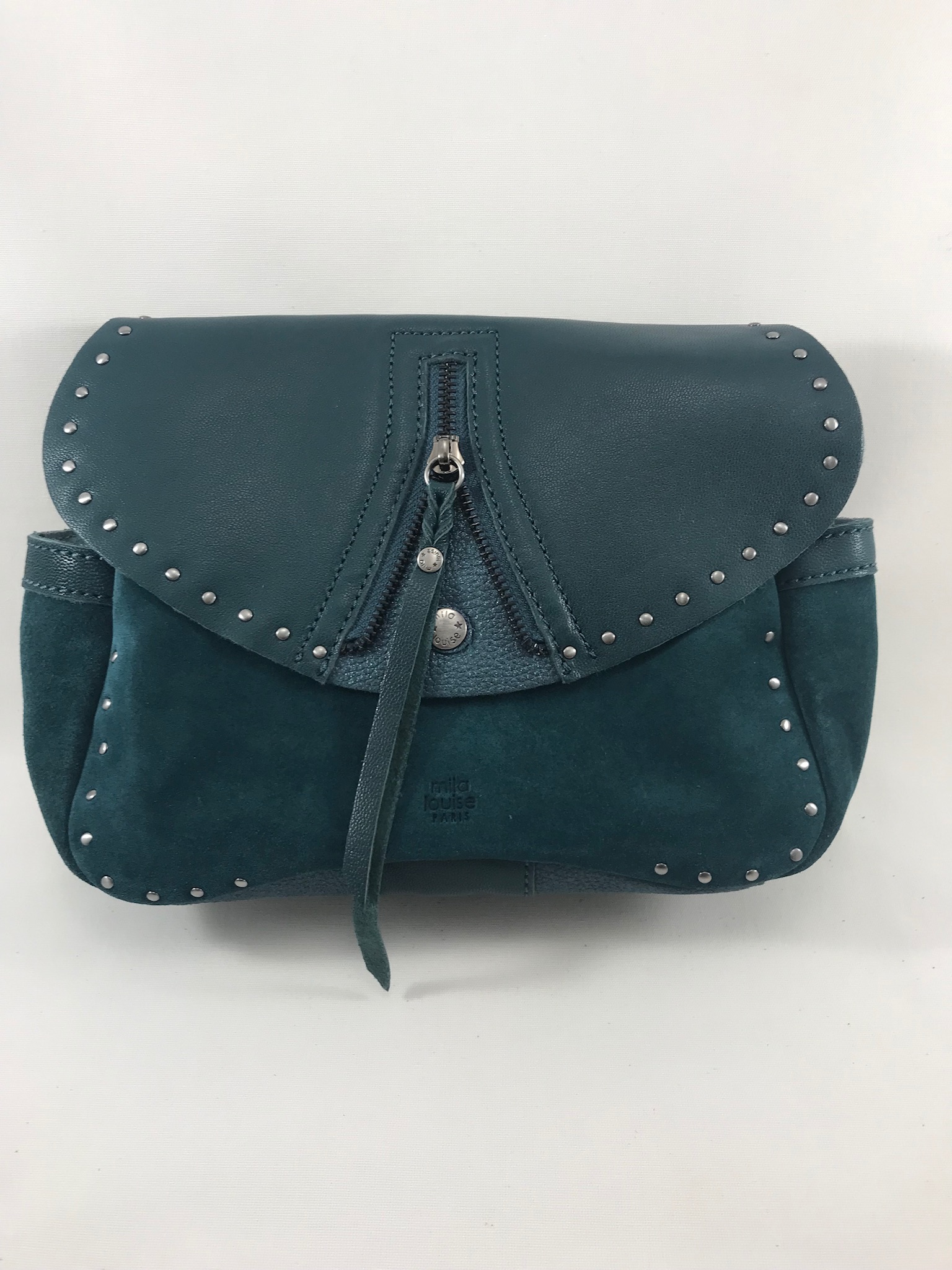 Sac Mila Louise Oksana Pétrole | Marie K boutique d’accessoires de mode