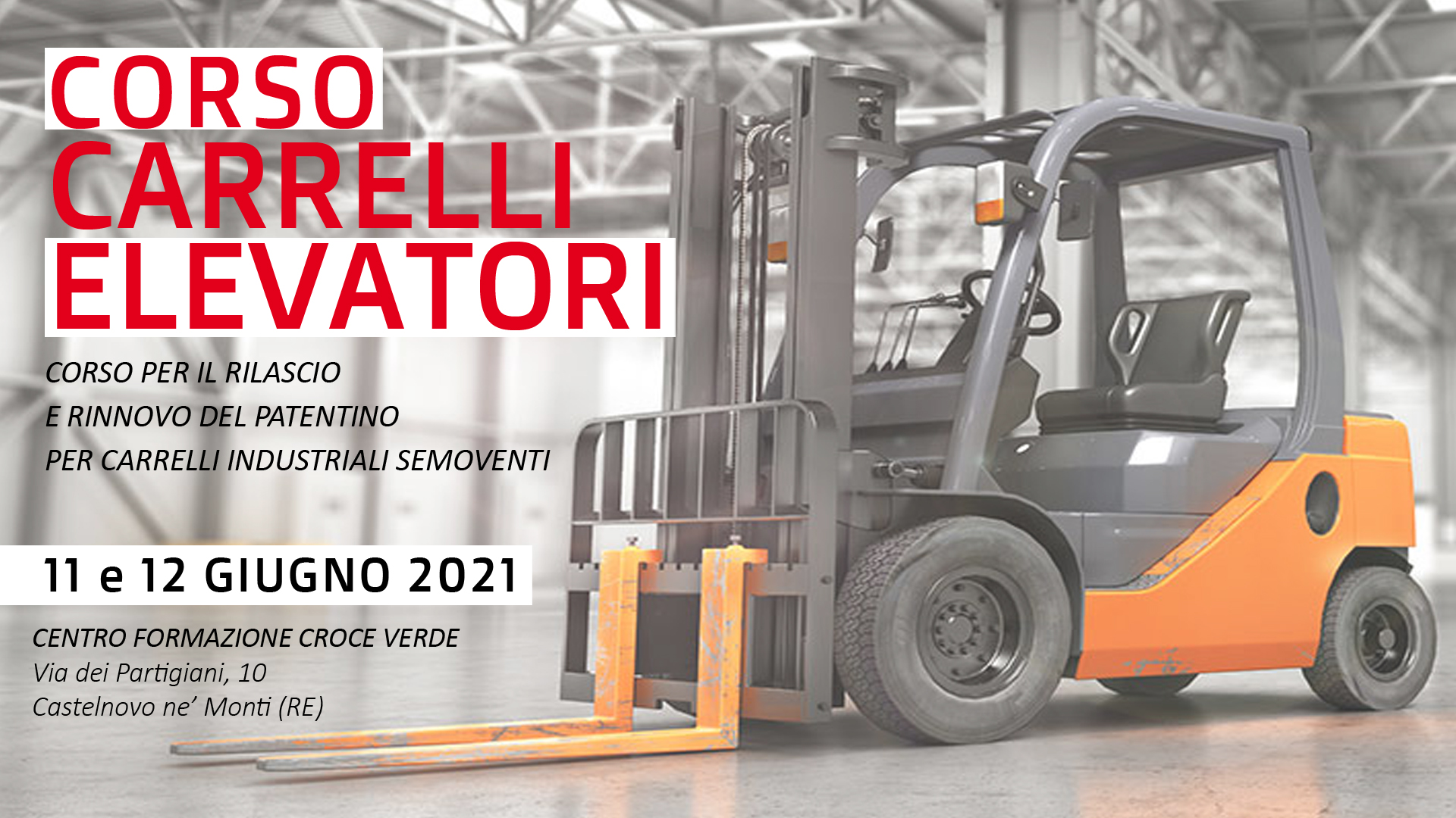 Corso Formazione Per L'utilizzo Dei Carrelli Elevatori - Giugno 2021 - Masfor