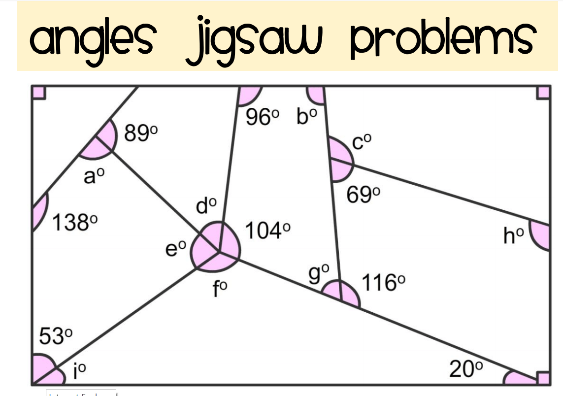 Angle puzzle