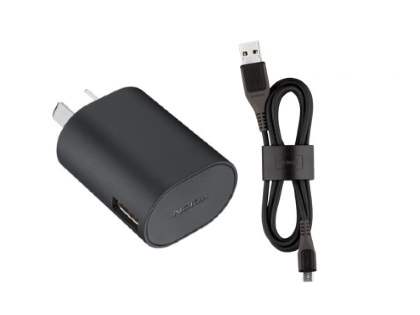 Genuine Nokia Charger With Micro Usb Cable Classic Black Mobile Mate
