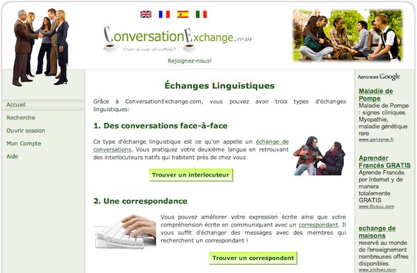 Trouver un correspondant: sélection meilleurs sites d’échange linguistique !