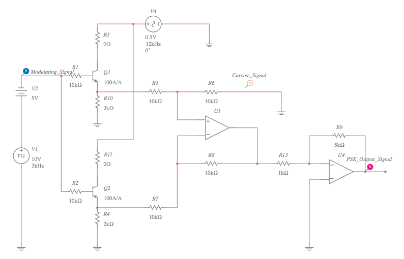 Phase Shift Keying Modulation Circuit Diagram Circuit Diagram
