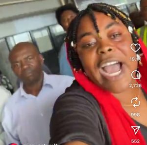 Mama P Accuses LP Factional Chairman, Abure Of Sending Thugs To Attack Her (Video) Mama P Accuses LP Factional Chairman, Abure Of Sending Thugs To Attack Her (Video)