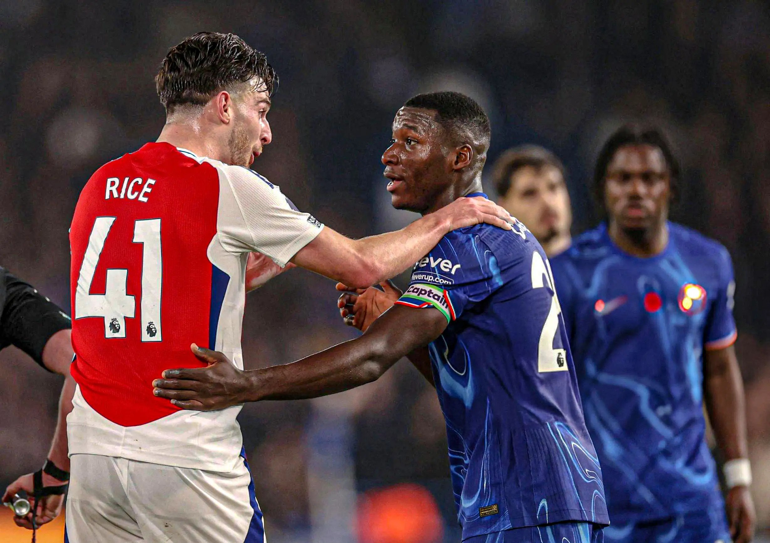 Moisés Caicedo and Declan Rice