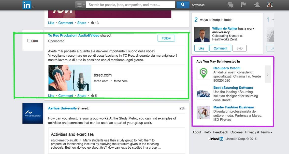 Come Creare La Tua Campagna Su Linkedin - Ninja · La Piattaforma Italiana Per La Digital Economy 628_x_1176_jpg
