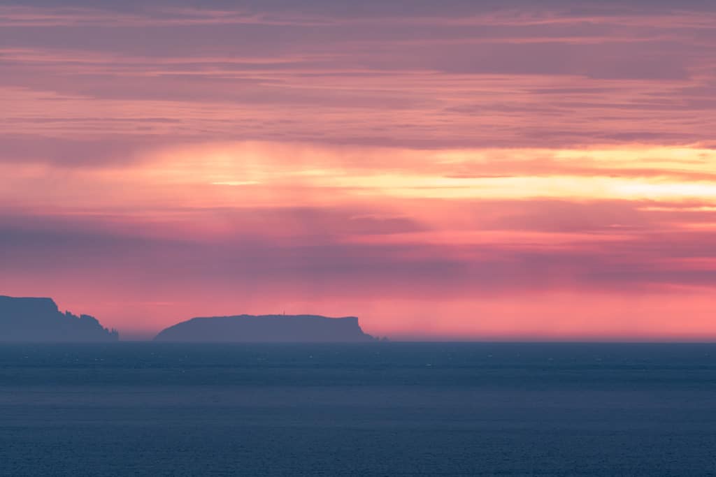 bruny island in winter