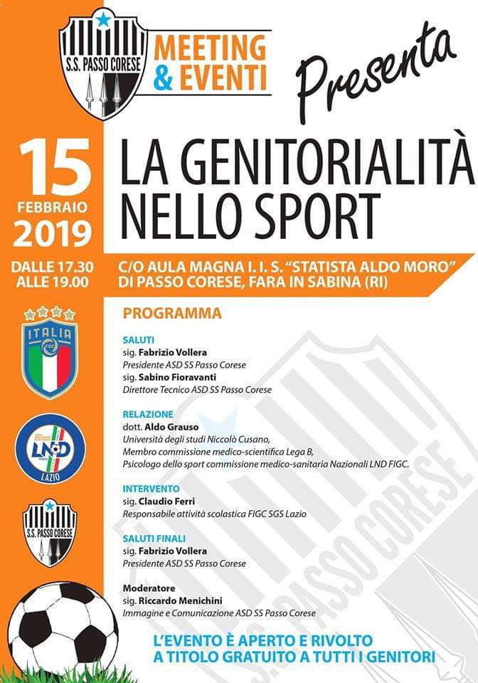 La Genitorialità Nello Sport: Il Passo Corese Cerca Un'alleanza Educativa Tra Istruttore, Bambino E Genitori - Nuovo Corriere Laziale 960_x_672_jpg