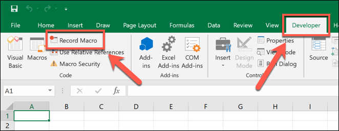 How to Record a Macro in Excel