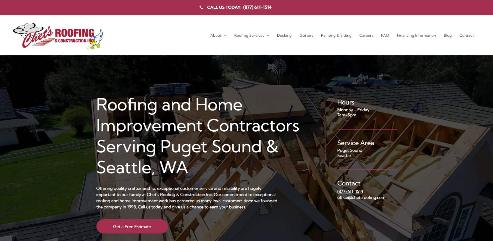 Roofing websites in usa