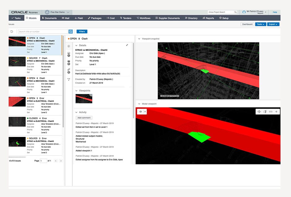 Aconex Model Coordination Cloud Service Datasheet Oracle Ceska Republika