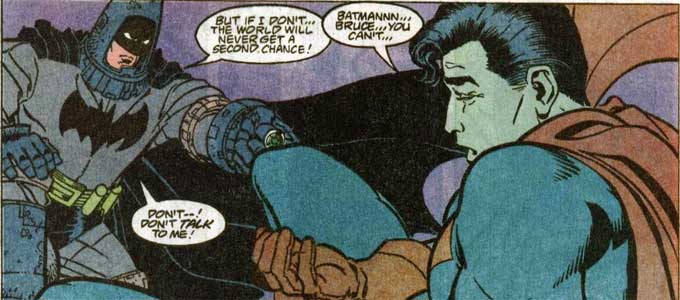 Batman Kills Superman With Kryptonite Orgamesmic