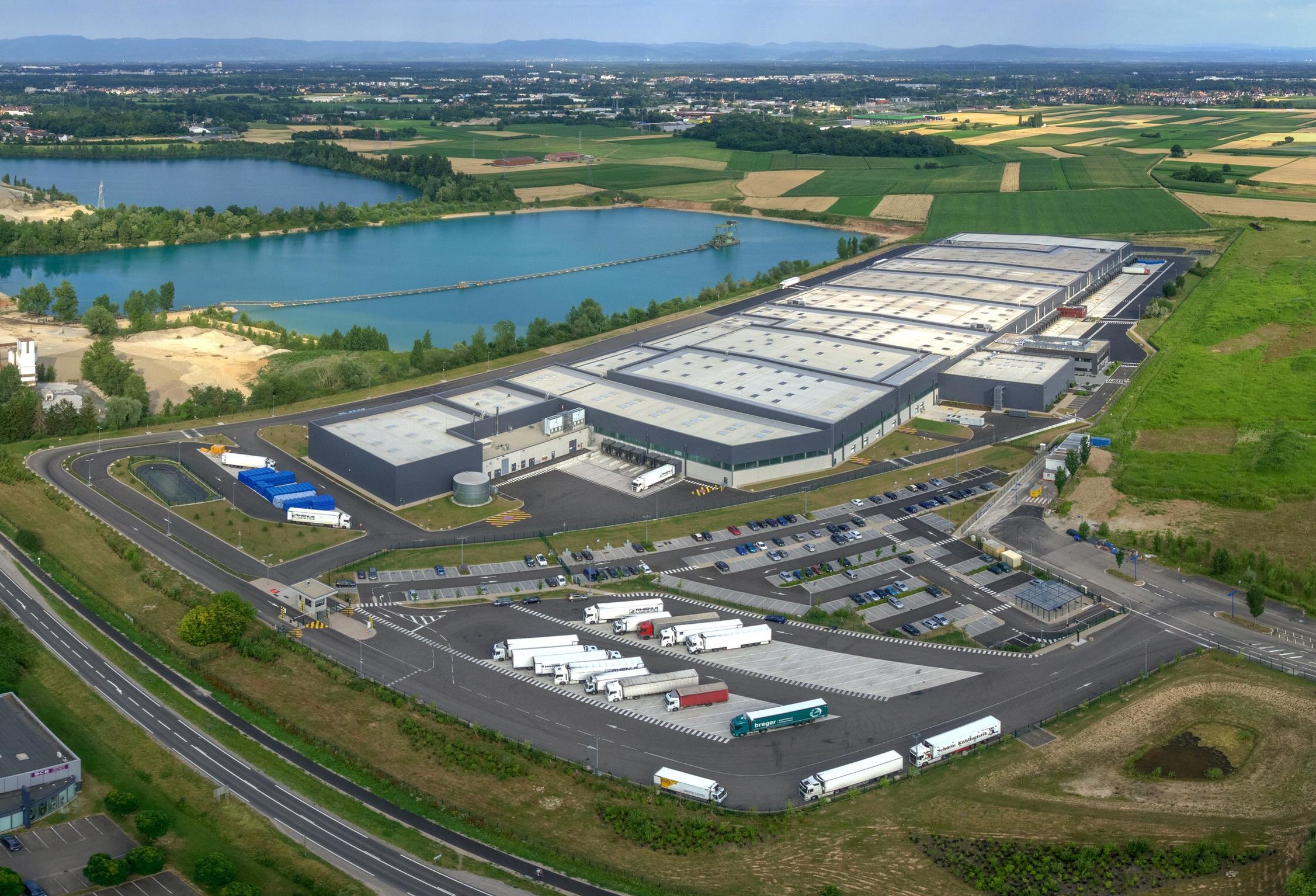 Une nouvelle plateforme logistique pour LIDL à Entzheim ! - OTE Ingénierie