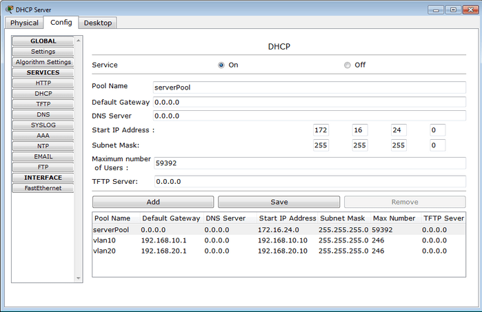 Packet Tracer 8.0 tutorial - DHCP configuration - Packet Tracer Network