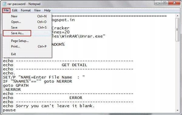Comment ouvrir un fichier RAR protégé par mot de passe sans mot de passe |  Windows Password Reset