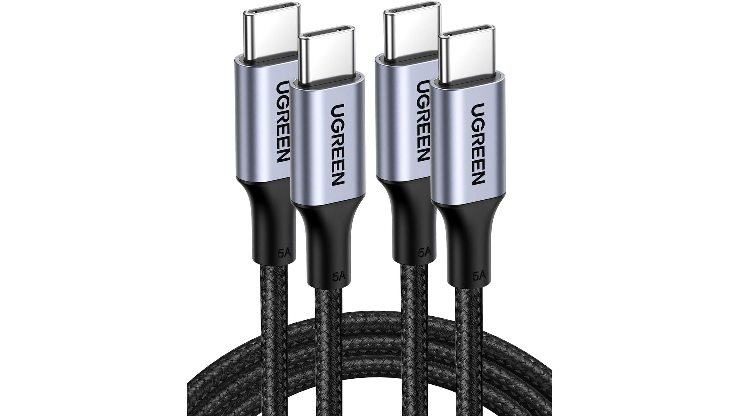 Score this 2-pack of 100W USB-C cables for just  right now