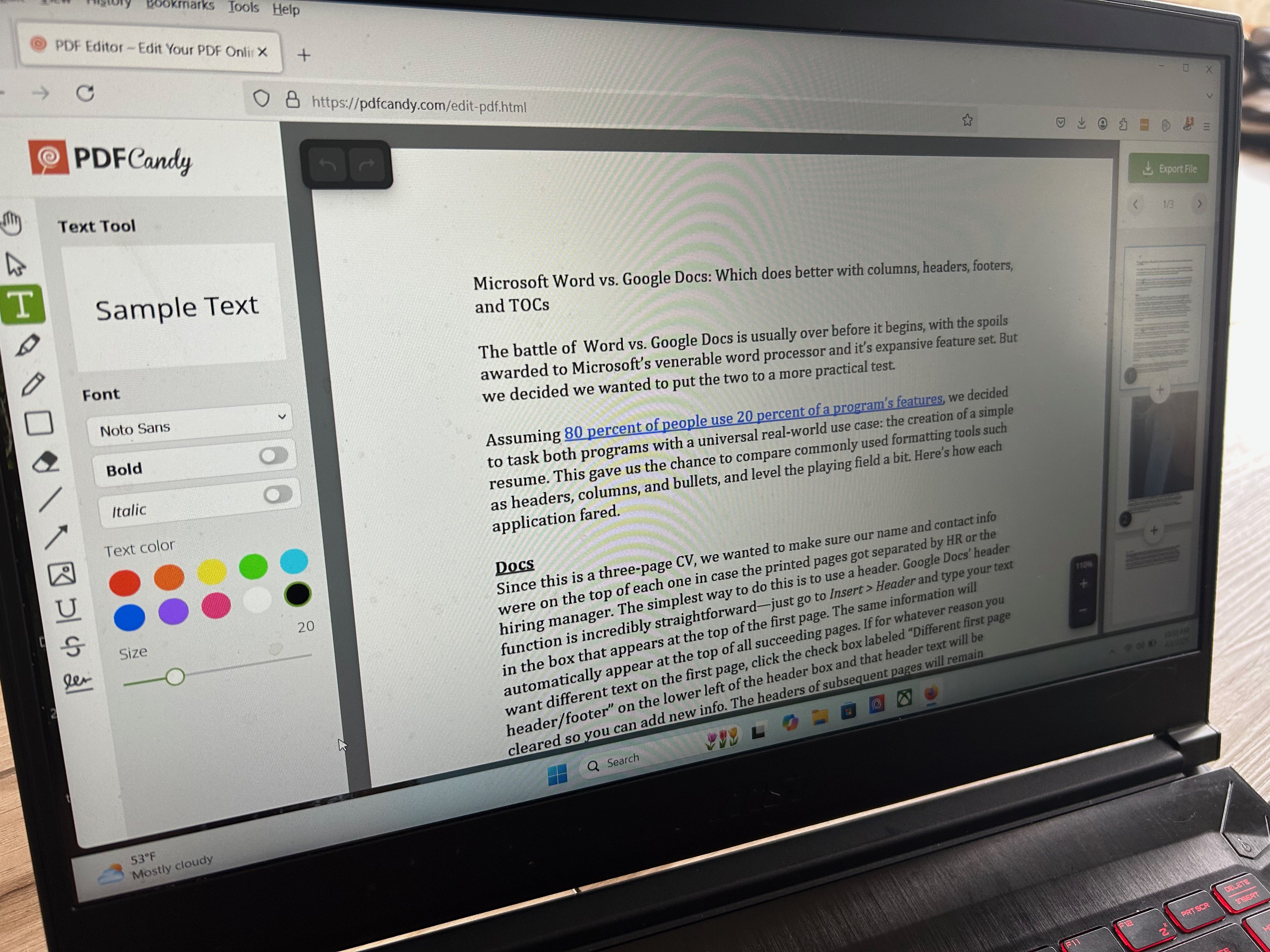 PDF Candy review: A feature-packed free PDF editor