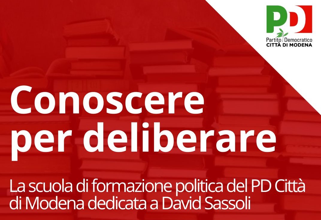 Il Pd Della Città Di Modena Lancia Una Scuola Di Formazione - Pd Modena
