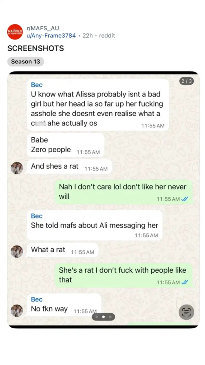 Gia’s Involvement In Screenshot Saga