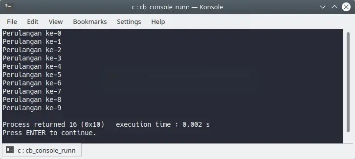 Belajar Pemrograman C #8: Memahami Blok Perulangan pada C
