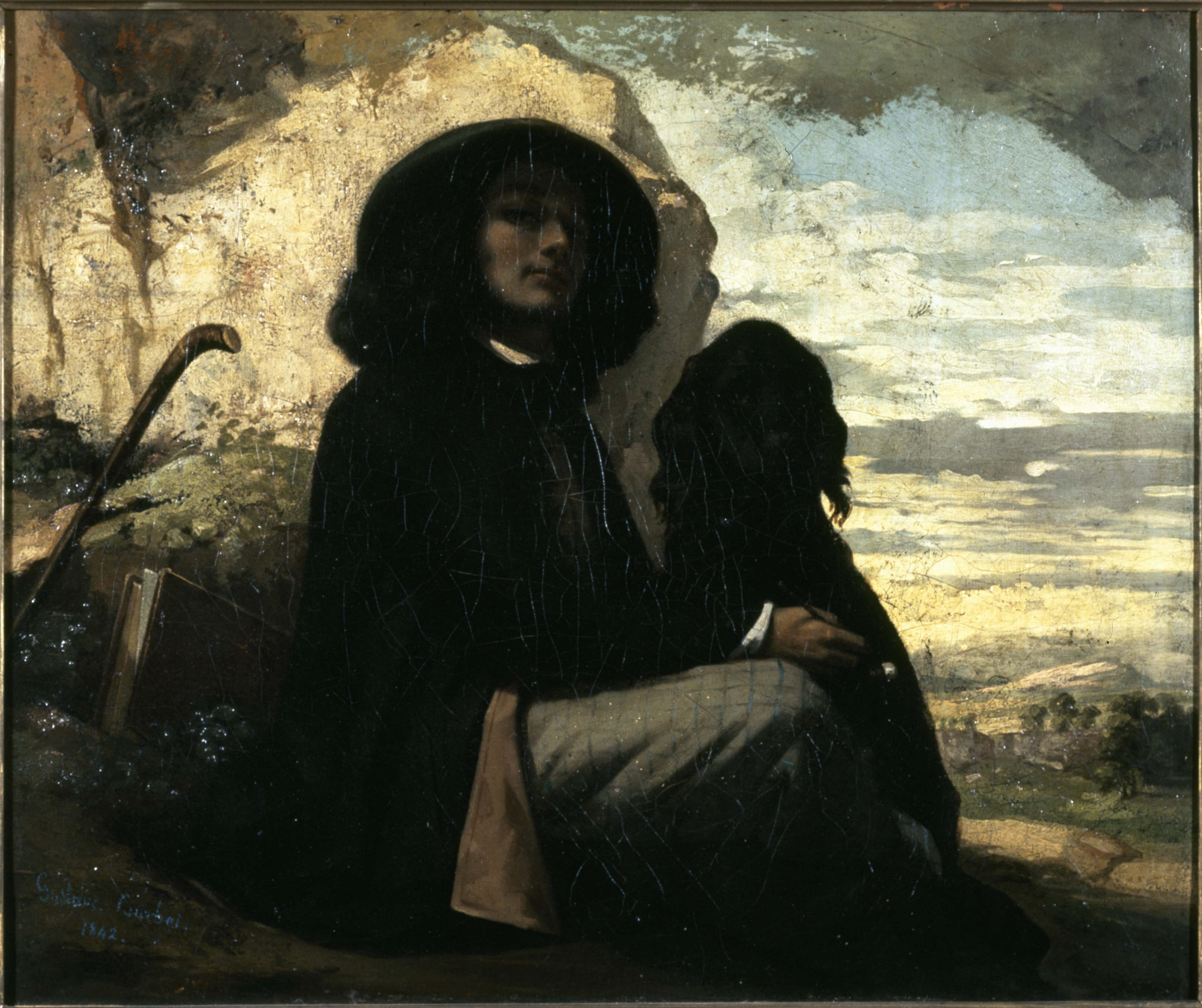 Courbet Au Chien Noir Petit Palais