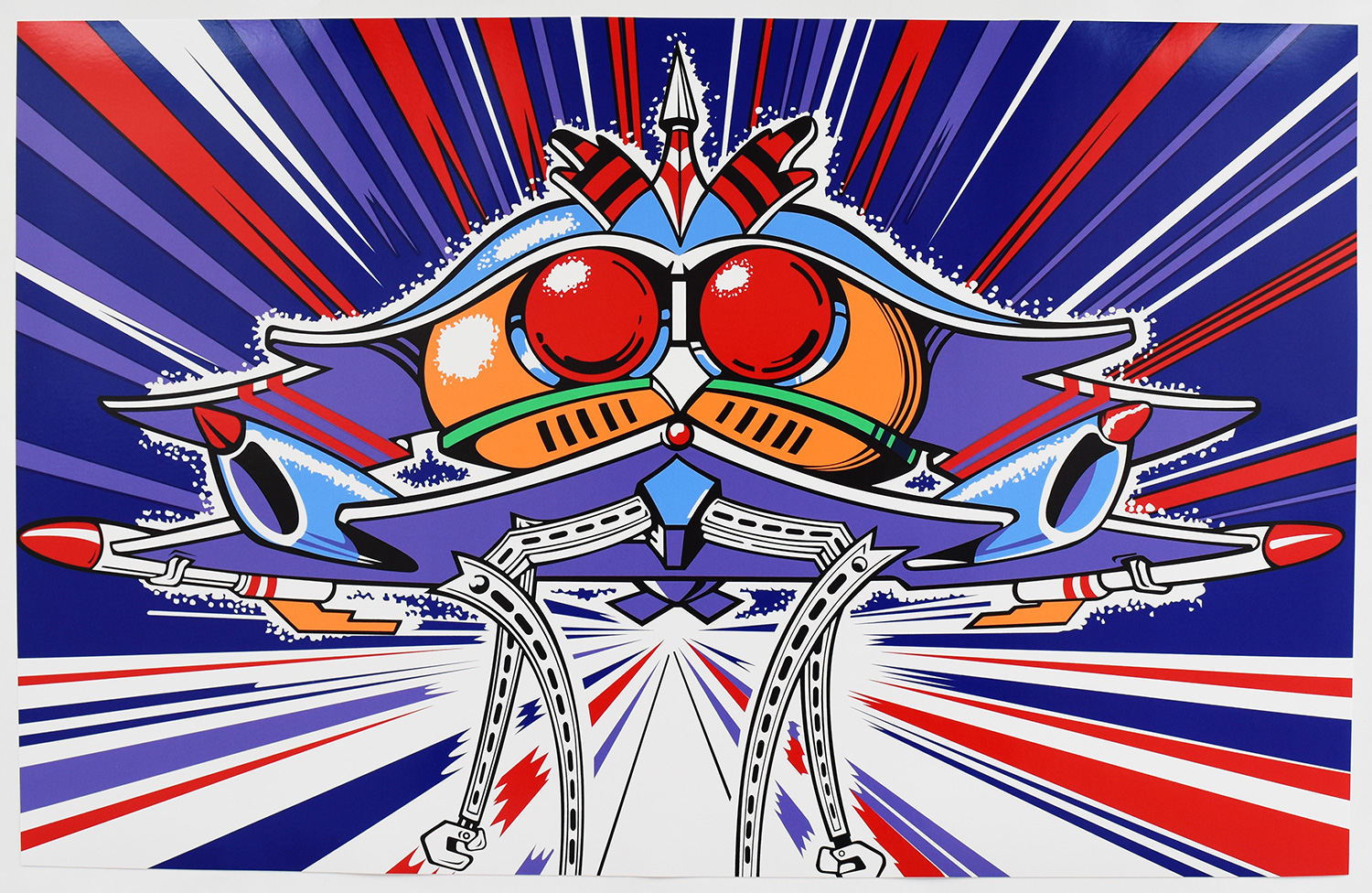 Galaga Side Art Set And Kickplate Decal Set Phoenix Arcade 1 Source For Screen Printed Arcade Artwork