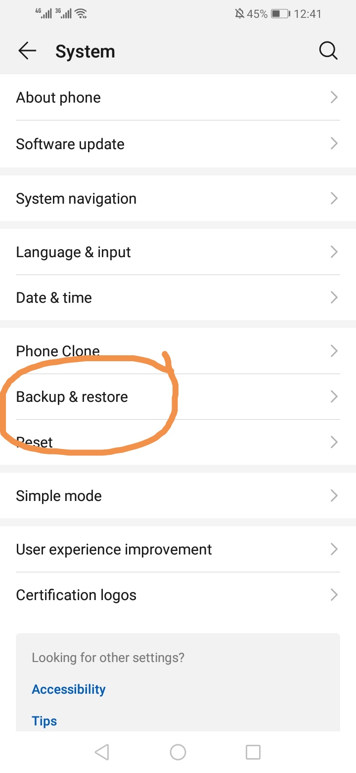 transfer data between two phones
