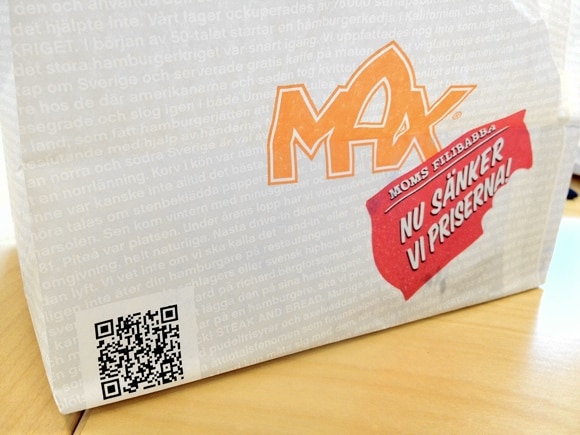 The Burger And The Qr Code A Tale Of Lunch And Disappointment Pingdom