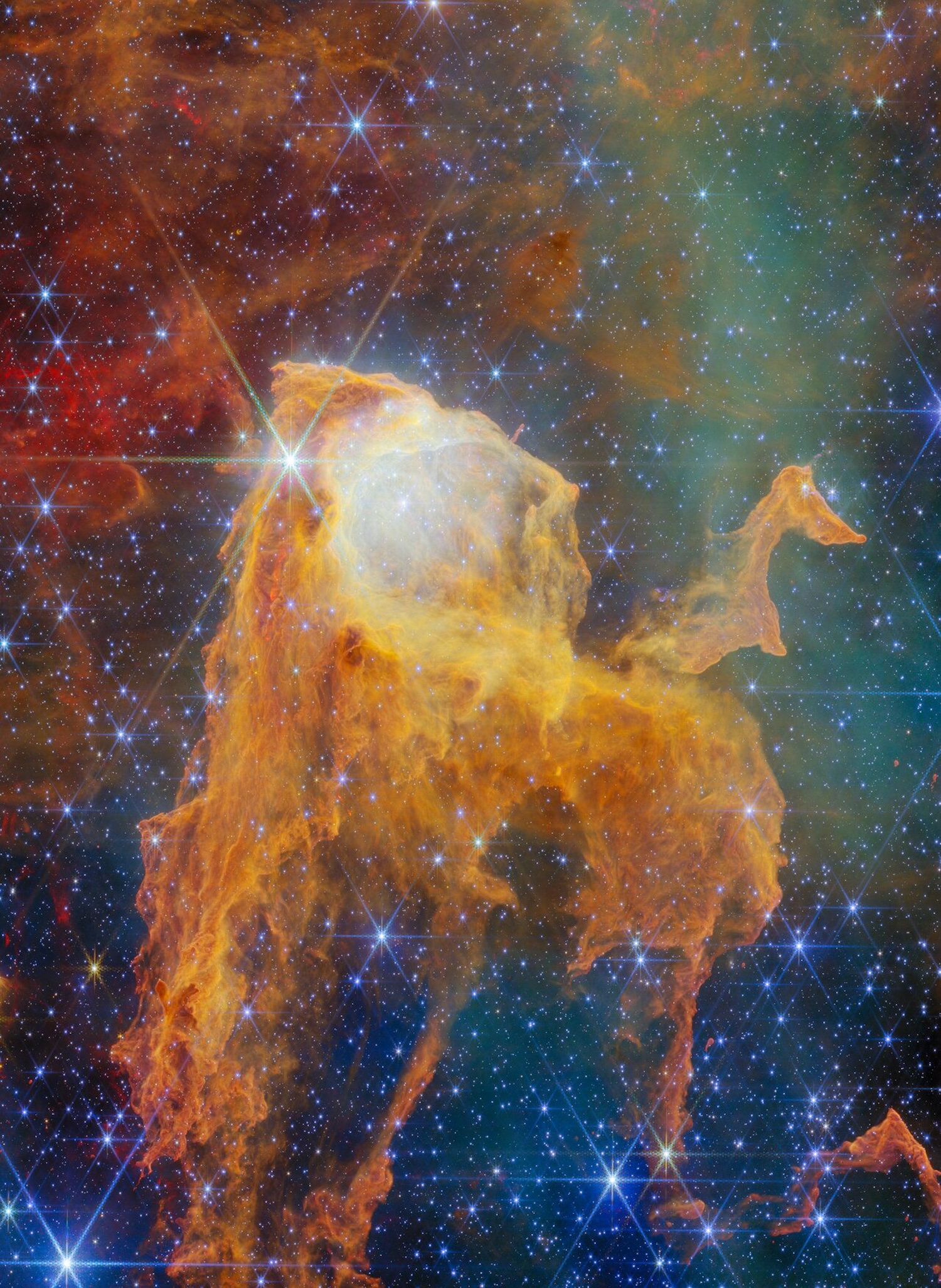 ‘Treasure Chest’ cosmic cloud glitters with dozens of young stars