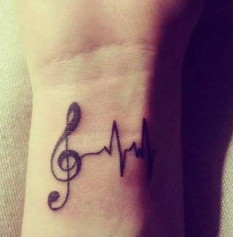 15 Music Tattoo Designs For This Winter - Pretty Designs 487_x_480_jpg