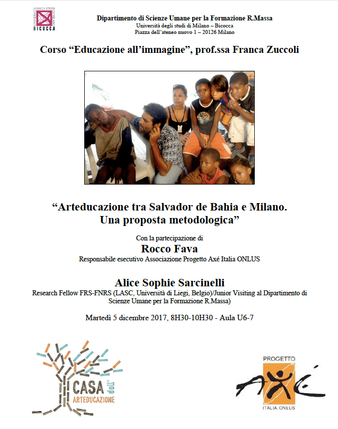 Progetto Axé Intervento All'università Bicocca Di Milano – 2017 | Axe Italia 860_x_678_png
