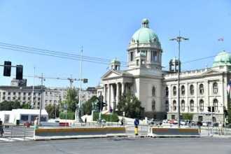Trg Republike biće otvoren za saobraćaj 31. avgusta, a ispred Skupštine zatvoreno do daljeg