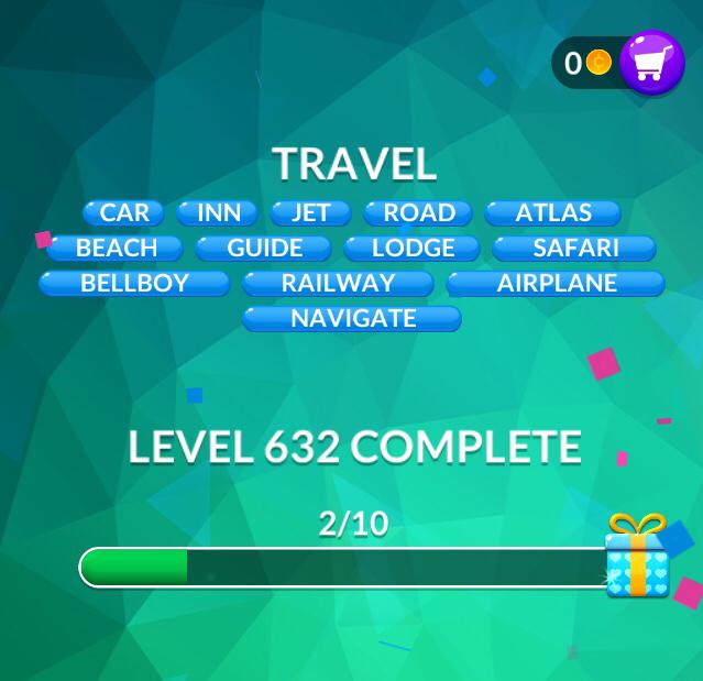 Word Stacks Level 632 Travel Answers » Qunb