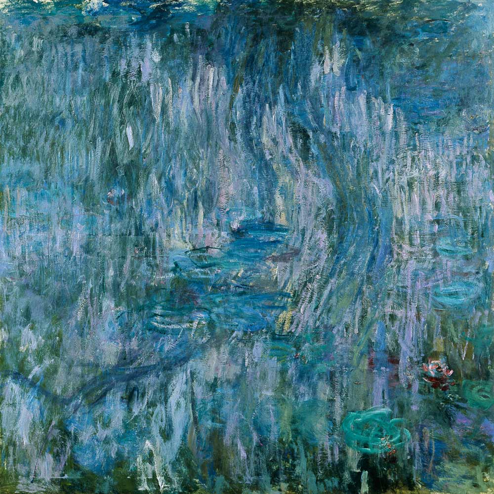 Collection 32+ Images waterlilies and reflections of a willow tree Superb