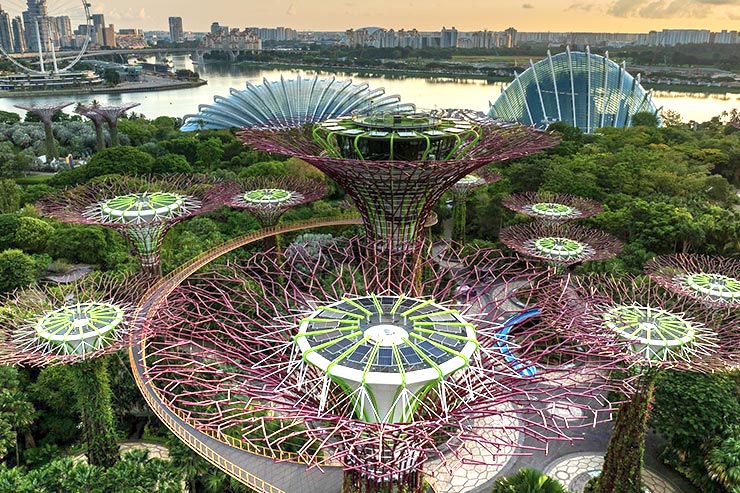 Gardens by the Bay rafforza la sostenibilità con il solare