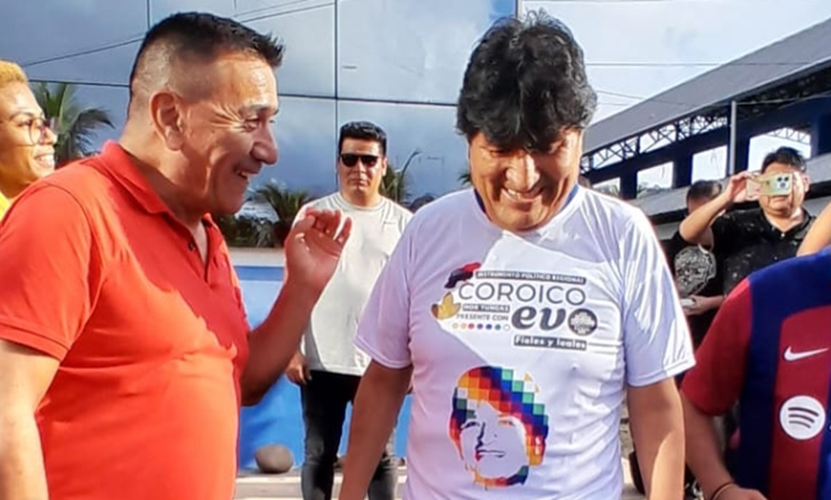 Ramón Rioseco acompañó a Evo Morales en Bolivia, por la refundación de Instrumento Político