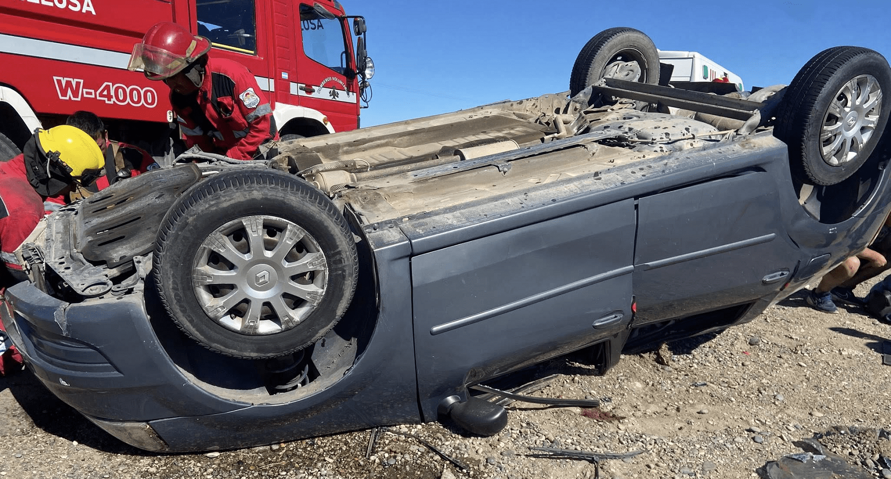 Evolucionó el estado del hombre de 69 años que volcó junto a su familia en Ruta 22: cómo siguen los otros heridos