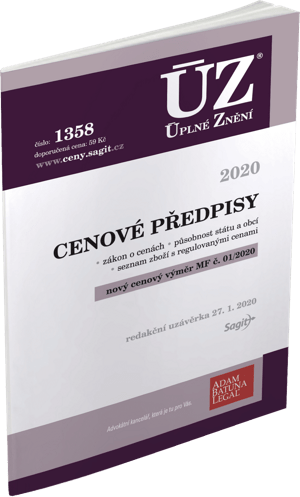 Uz C 1358 Cenove Predpisy 2020 Nakladatelstvi Sagit A S