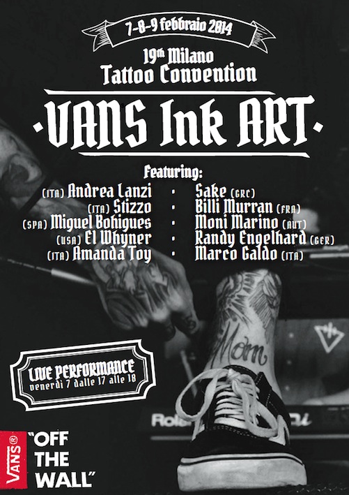 Vans Ink Art – La Prima Slip-On Tatuata Alla Milano Tattoo Convention | Salad Days Magazine