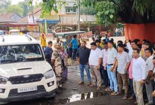 BJP MLA’s automobile vandalized in Mathabhanga