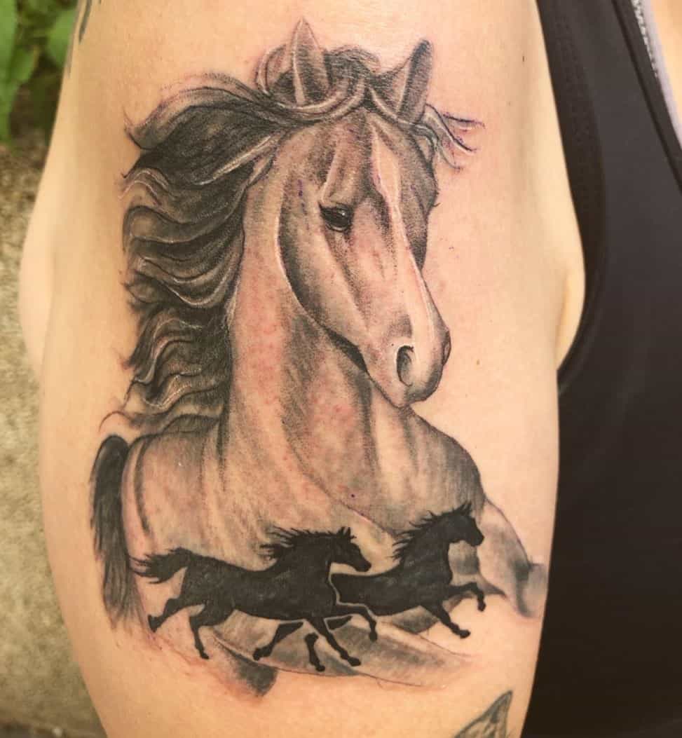 Top 30 Amazing Horse Tattoo Design Ideas (2021 Updated) - Saved Tattoo 1053_x_973_jpg