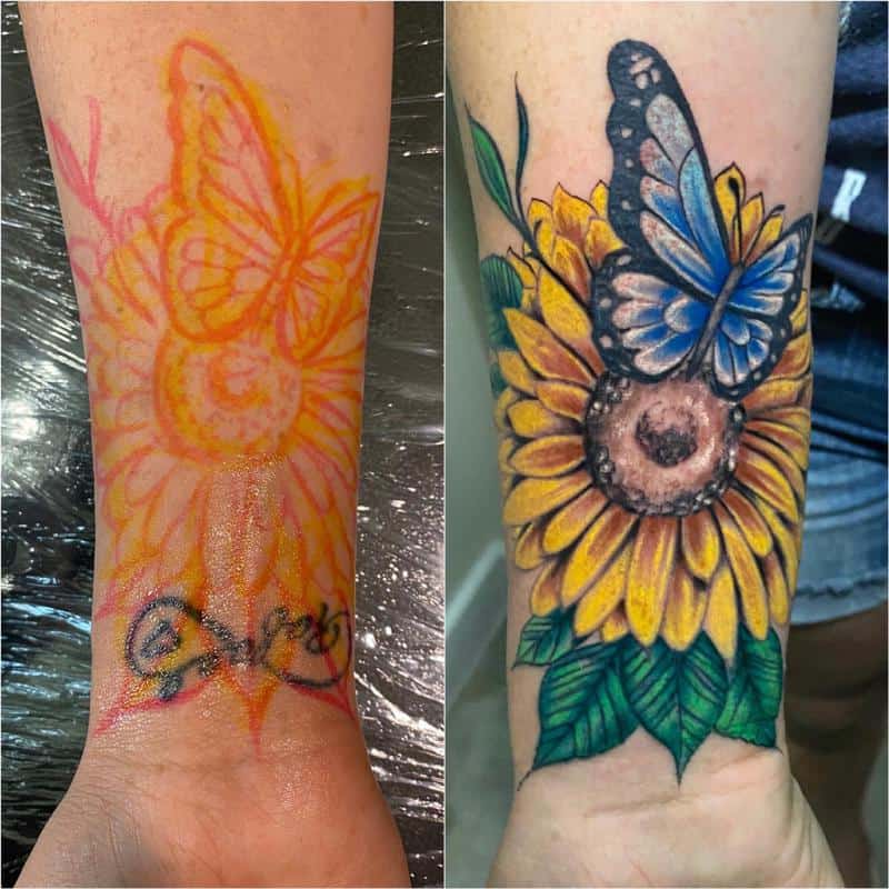 40 Best Name Cover Up Tattoo Design Ideas (2022 Updated) - Saved Tattoo