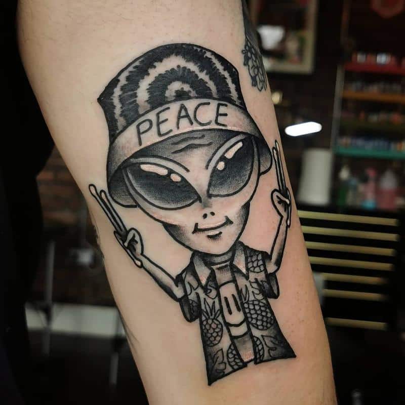 70+ Best Alien Tattoo Ideas: Mystic Ink Designs For 2022 - Saved Tattoo 800_x_800_jpg