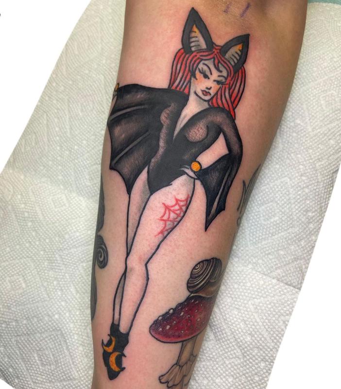 40 Timeless Pinup Girl Tattoo Design Ideas (2022 Updated) - Saved Tattoo
