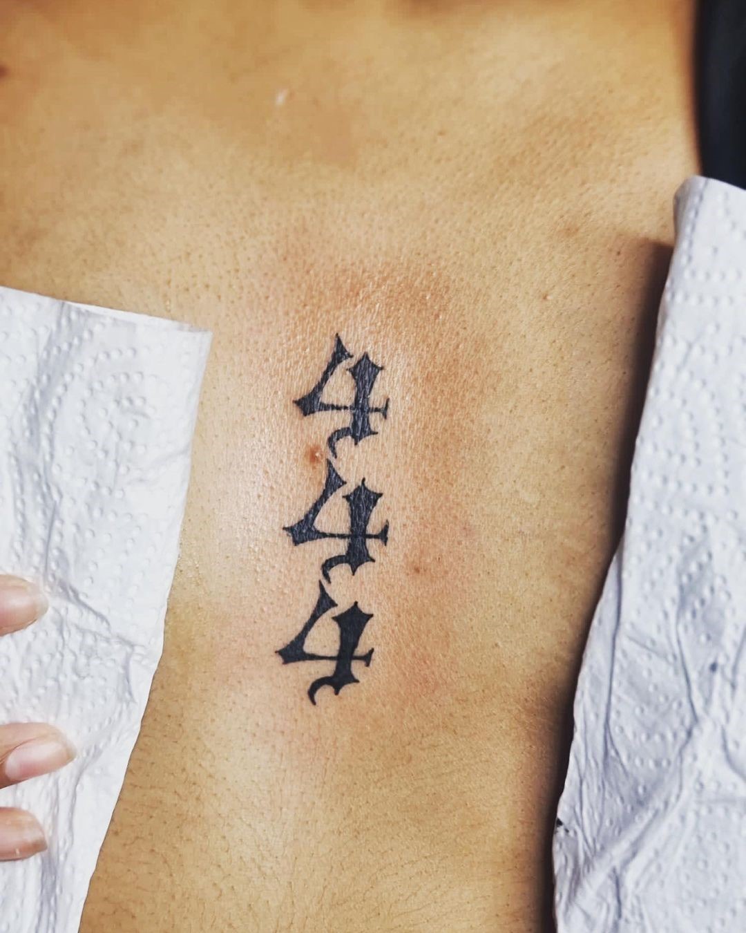 Best 444 Tattoo Ideas With Spiritual Meanings (2022 Version) - Saved Tattoo 1350_x_1080_jpg
