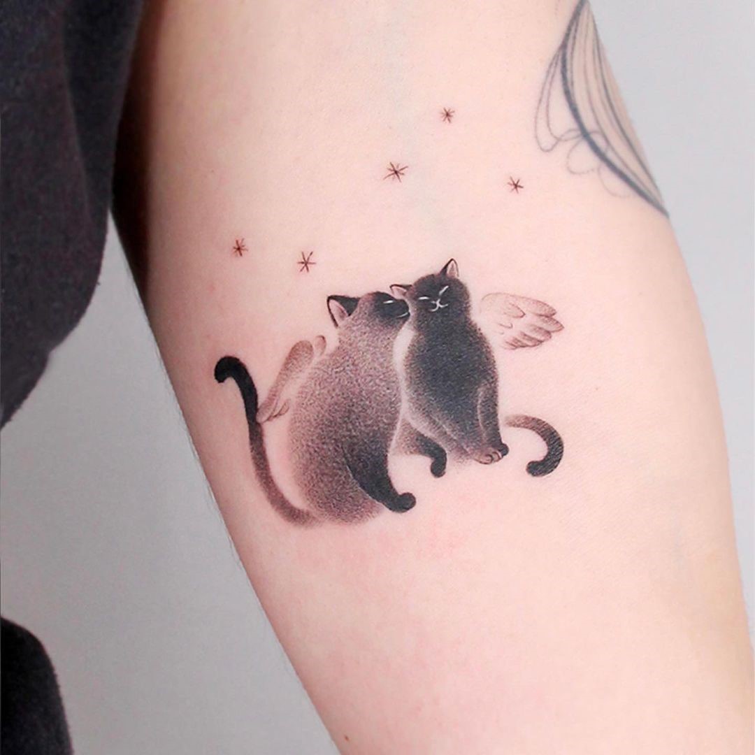 50+ Stunning Cat Tattoo Design Ideas 2022 (Small, Big, Black, Colorful ) - Saved Tattoo 1080_x_1080_jpg