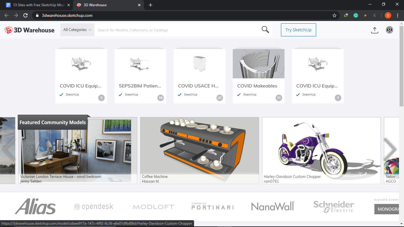 13 Sites With Free Sketchup Models Free Downloads Scan2cad